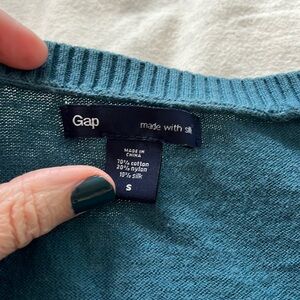 Gap cotton silk cardigan